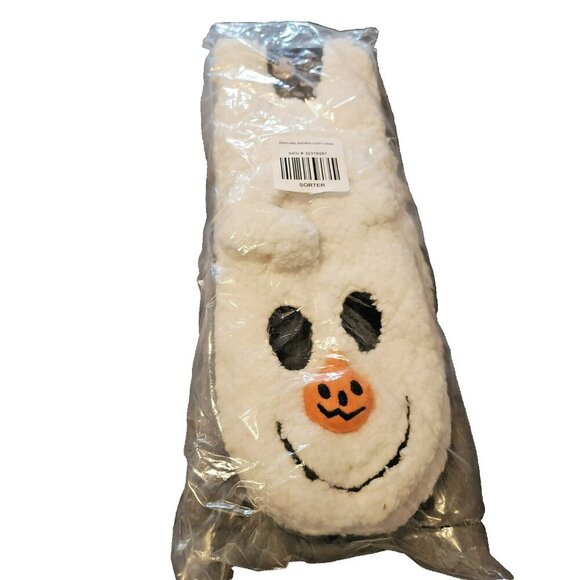 The Nightmare Before Christmas Zero Sherpa Slipper Socks New in Package - Picture 2 of 2